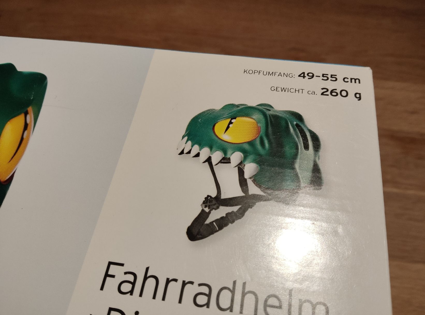Caschi: Kinder-Velohelm "Dinosaurier" - neu und originalverpackt – Nuovo e nell'imballaggio originale da Zofingen venduto da Justice79 1