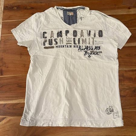 Camp David T-Shirt weiss Gr. L