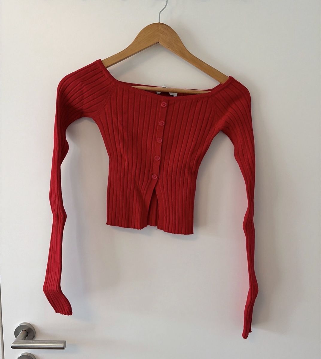 Top: Rotes Strickoberteil – Usato da Henau venduto da martina_1998 1