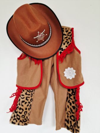 Western Sheriff Kostüm  Gr. 104 4Y 100% Polyester