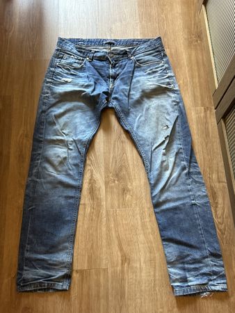 Jeans troué vintage colorful 