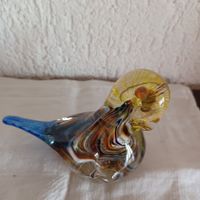 schöner Vogel aus Glas Glashütte Höllental
