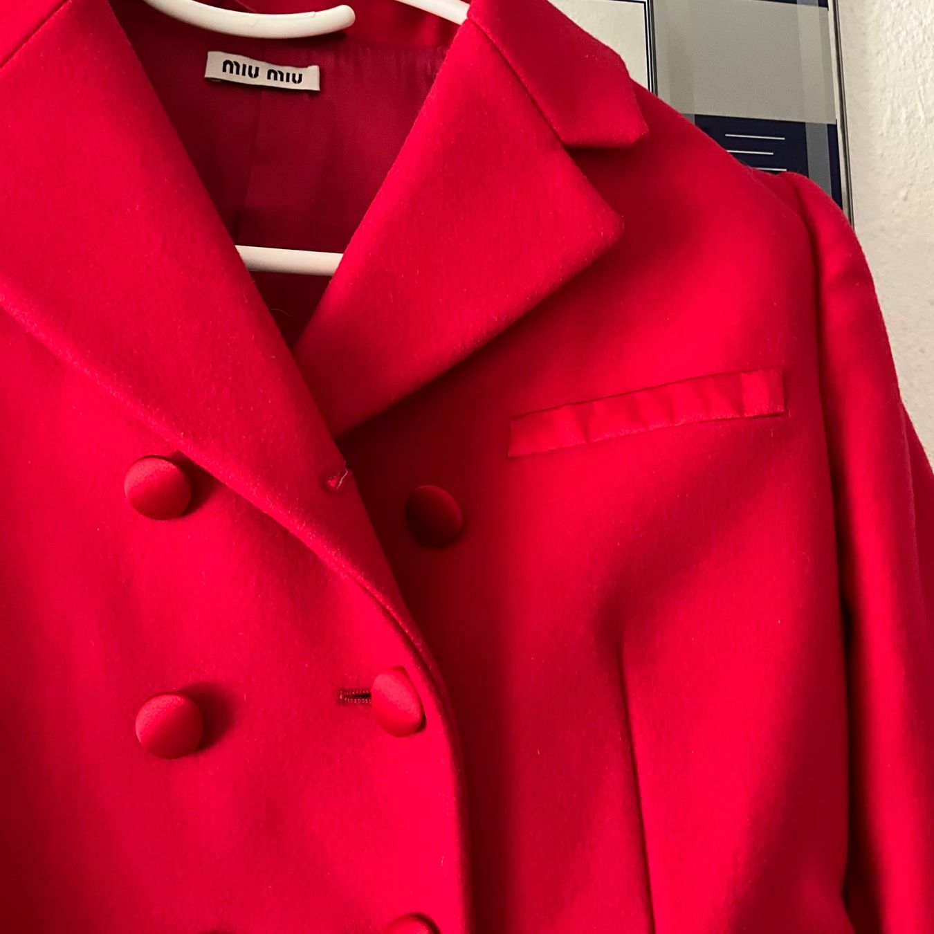 Cappotti: Original Miu Miu Mantel Rot Grösse 38 – Usato da Grenchen venduto da sojalatte 7