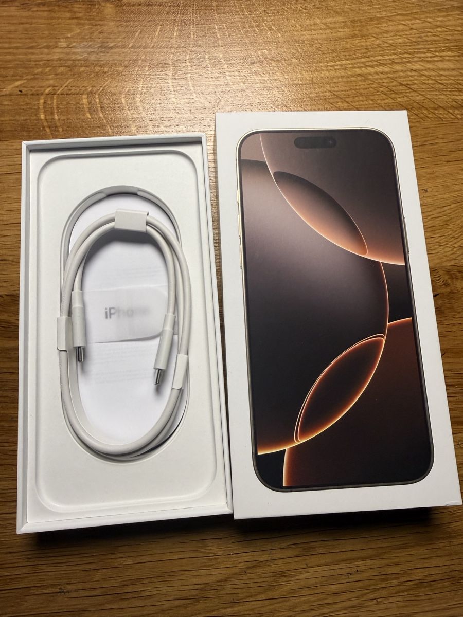 Apple Portables: Iphone 16 pro Max Desert Titanium 256GB – D'occasion à Neuenhof par ema_yl96 2