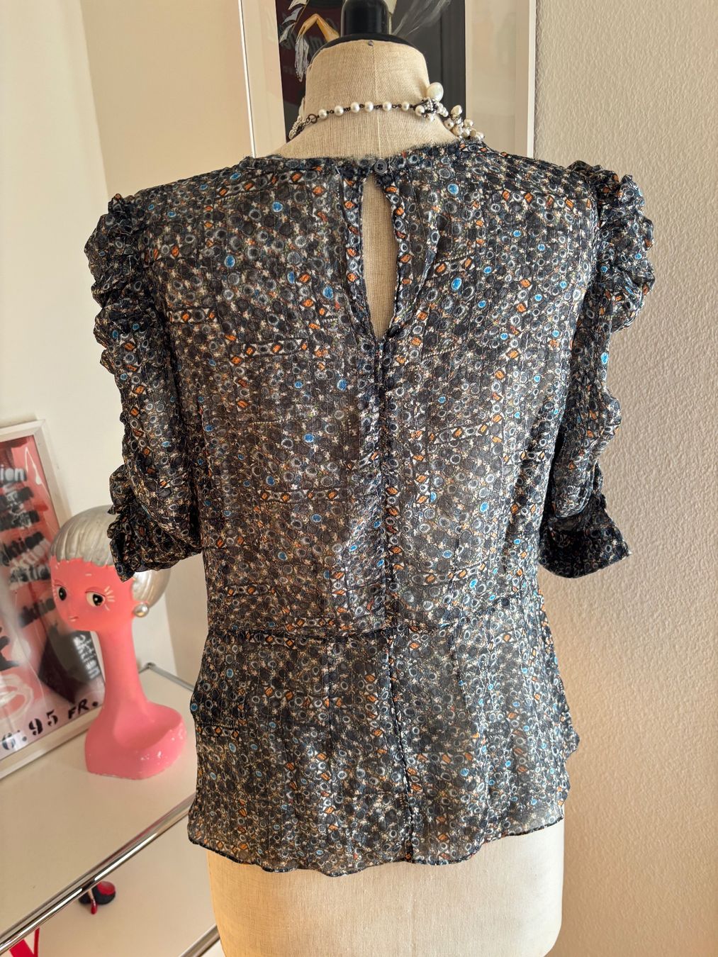 Isabel Marant Camicette: Isabel Marant Bluse, Seide, Gr.36-38, süss, NP 349.- – Usato da St.Gallen venduto da shiwi12 3