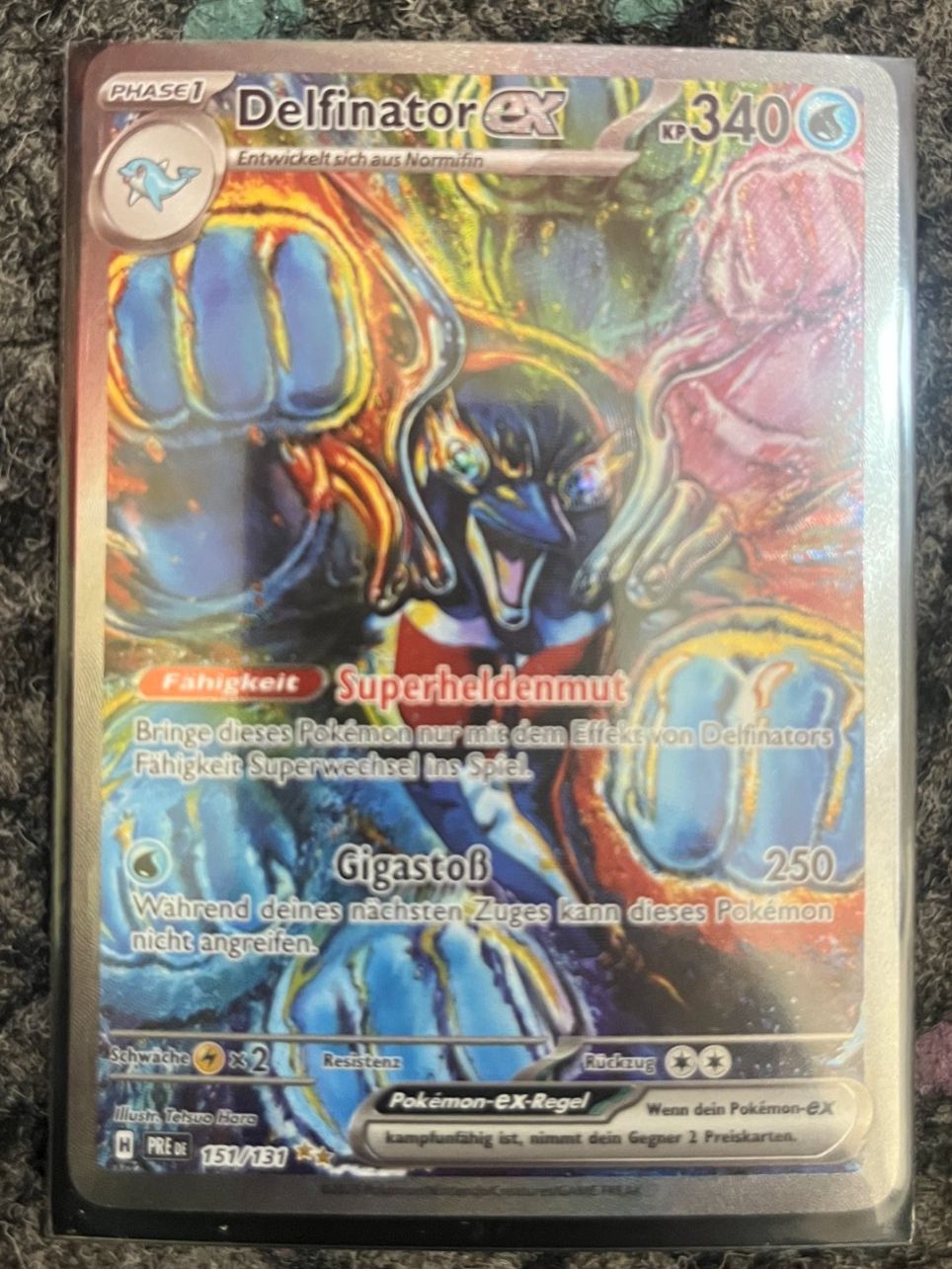 Pokémon Carte collezionabili: Delfinator ex (PRE 151) – Nuovo (secondo la descrizione) da St. Niklaus VS venduto da tru_vj5x