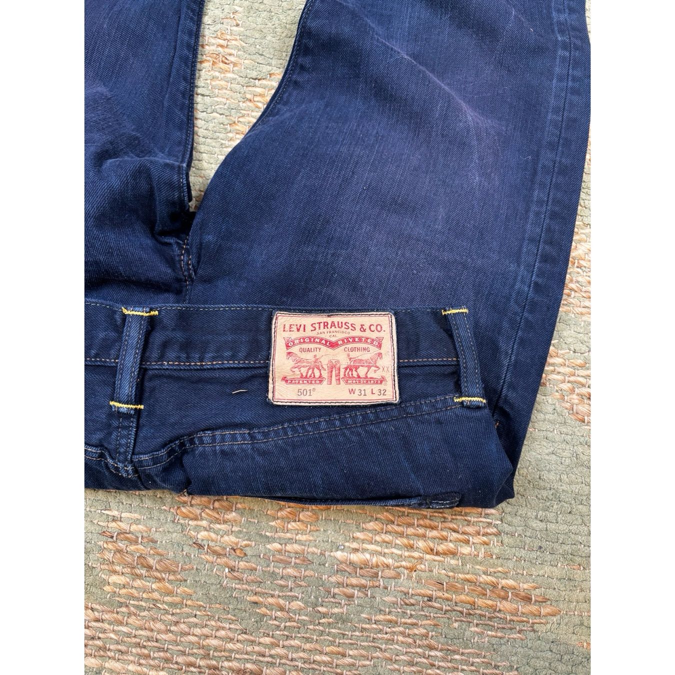 Jeans: Levi's Straight Jeans W31 L32 – Usato da Masein venduto da VintageFineShit 2