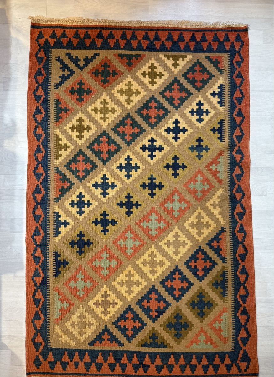 Kelim Tappeti: Echter Orientteppich / Kelim, 101x162 cm, – Nuovo e nell'imballaggio originale da Büron venduto da Filadefia-888