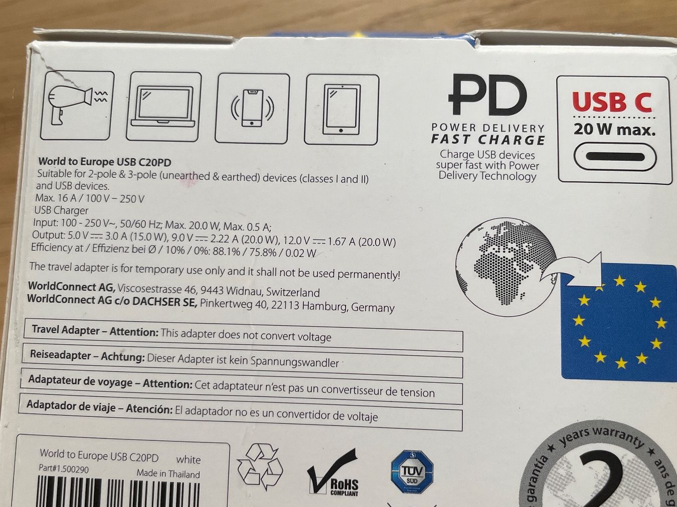 SKROSS Laufwerke & Adapter: Skross travel adapter – Neu (gemäss Beschreibung) aus Steinhausen von eli_q2ng 2