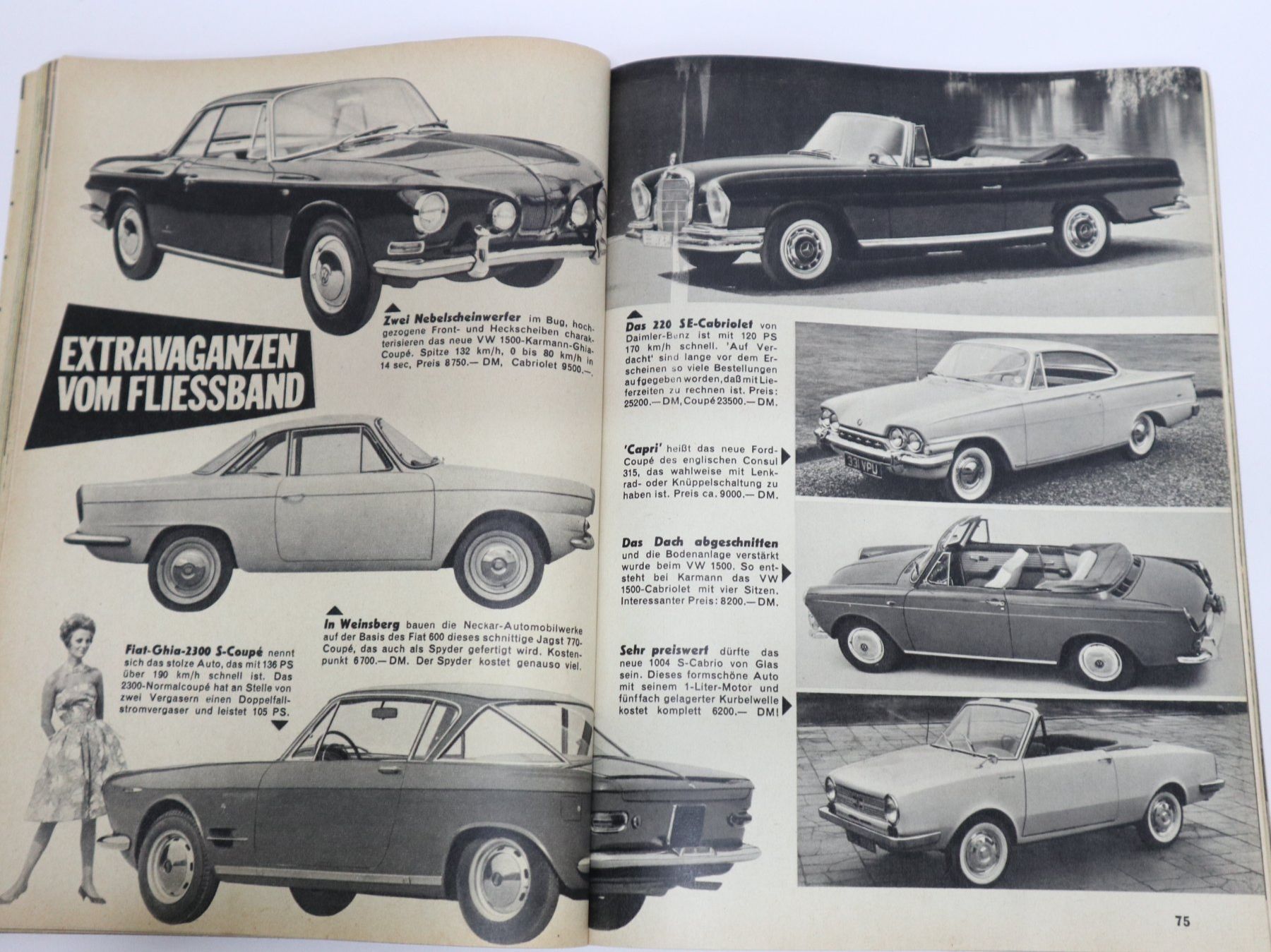 Riviste & Magazine: Hobby 1961 VW 1500, DAF, VW Karmann, Zündapp – Usato da Eschenbach SG venduto da Astalavista 2