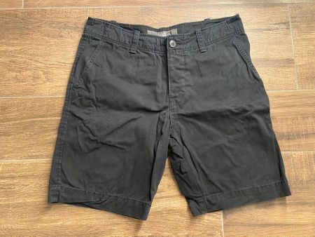 H&M Shorts Loose Fit aus Baumwolle schwarz Gr. 30