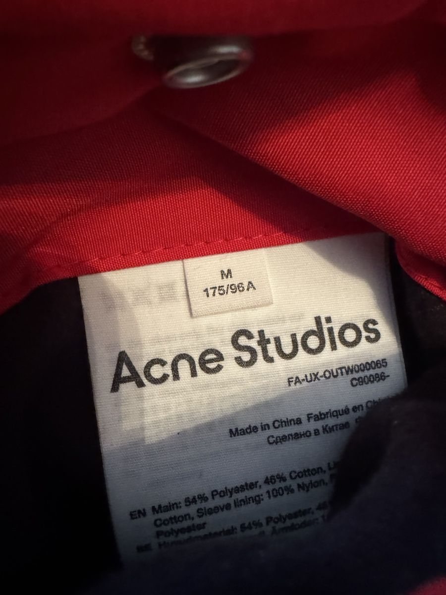 Acne Studios Giacche: Acne Studios Red Winter Jacket M – Usato da Herrliberg venduto da kat_f5dd 6