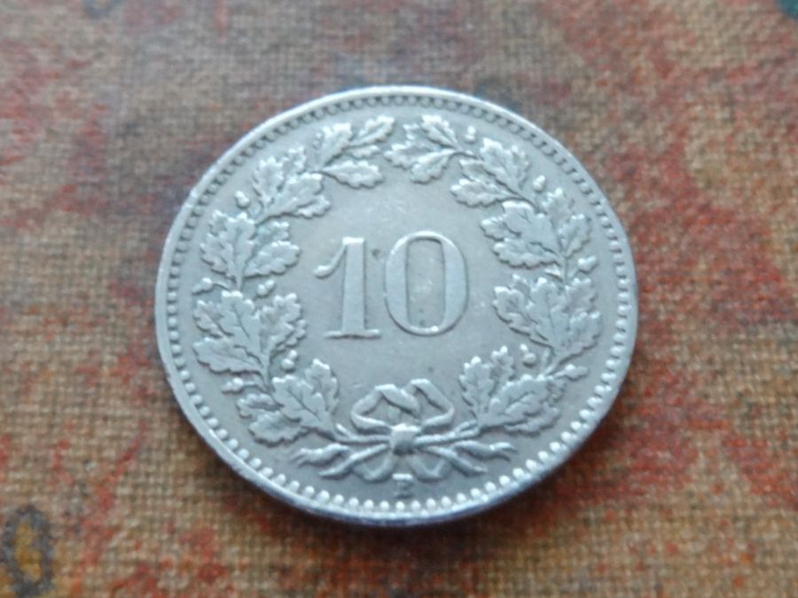 Alle Münzen: 10 Rp. 1946 – Gebraucht aus Romanel-sur-Lausanne von Swift13 1