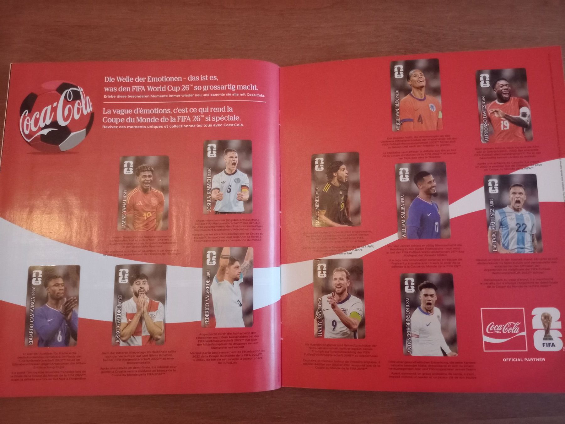 Panini Carte collezionabili: Einzelne Coca-Cola Panini Sticker WM 2026 – Nuovo e nell'imballaggio originale da Bern venduto da Charlie1517