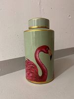 Porzellan Vase Flamingo von Casa Padrino
