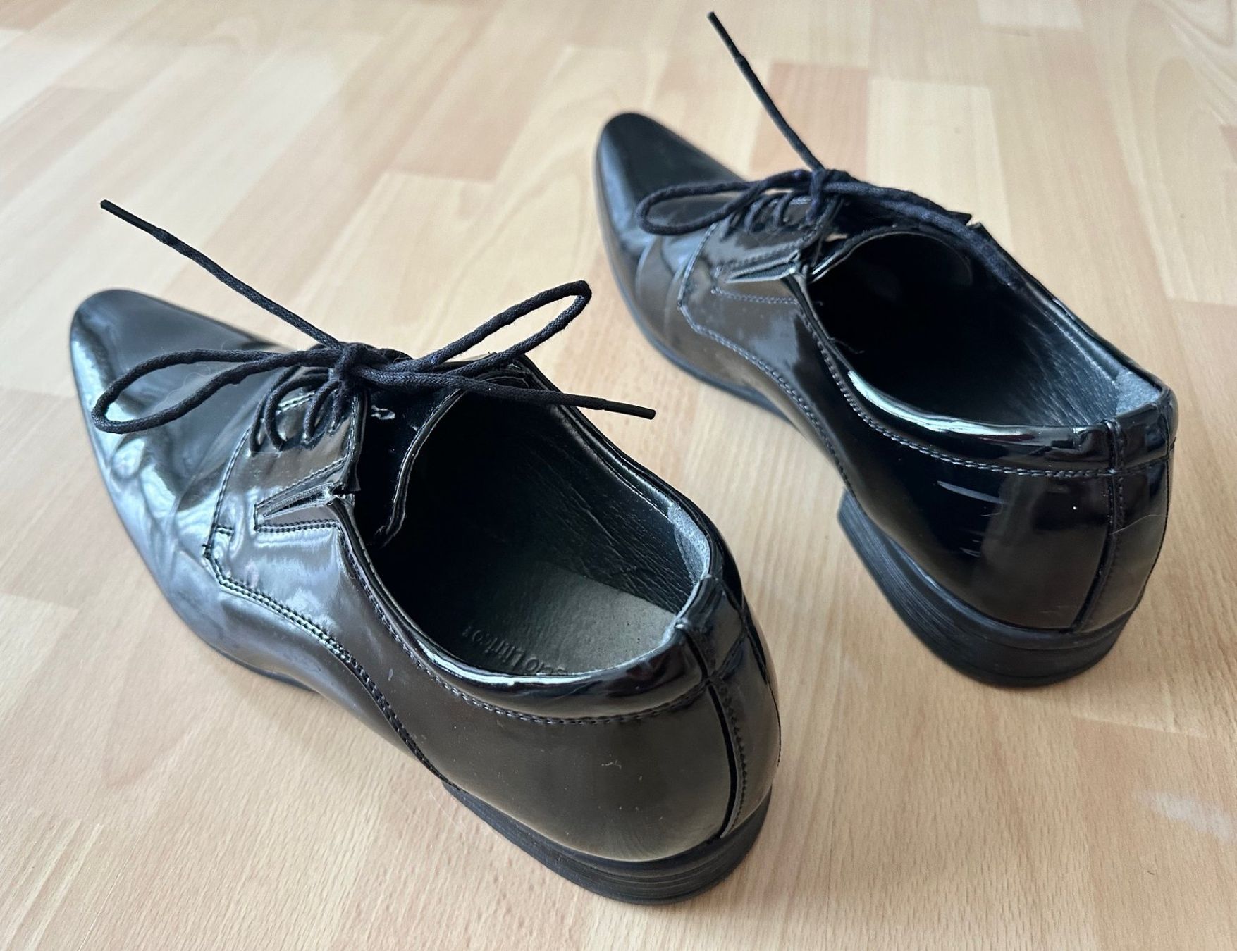 Scarpe da uomo: Angelo Litrico - Lackschuhe, schwarz, Grösse 43 – Usato da Auw venduto da beretta1966 2