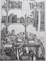 PETER STREICH RADIERUNG ZUSTANDSDRUCK (TITEL FUNDUS)