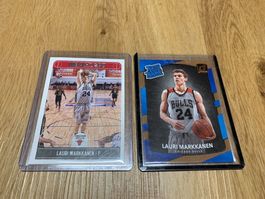 NBA Cards Lauri Markkanen RC Hoops & Donruss 17/18