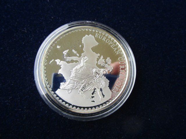 Medaillen: Geld Europa - Dänemark - 50 mm versilb. – Neu und originalverpackt aus Luzern von Horoskop1 1