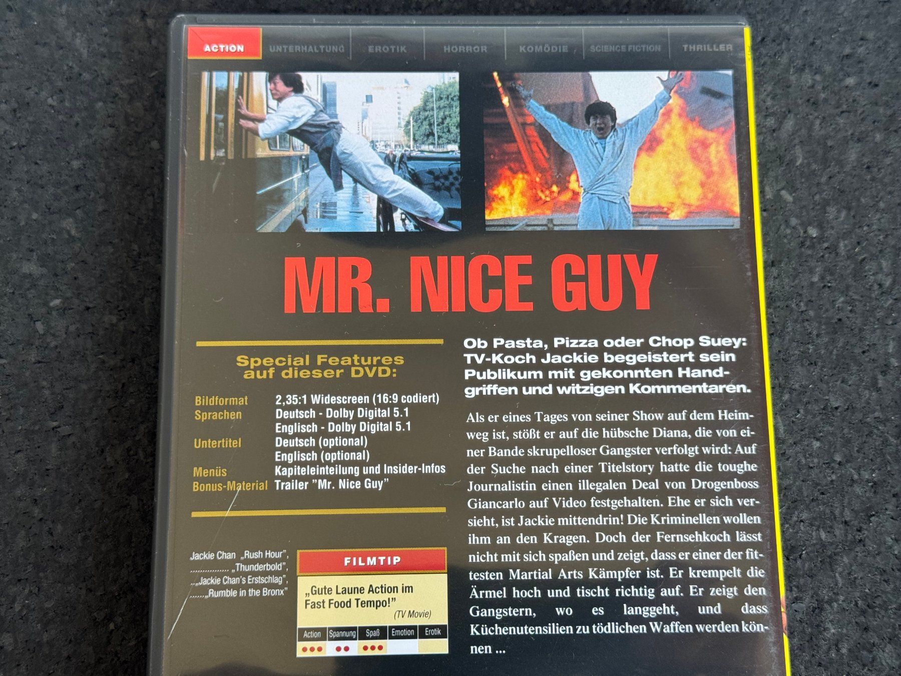 Tutti i DVDs: Jackie Chan Mr. Nice Guy DVD DE/EN – Usato da Fribourg venduto da tschjoly 2