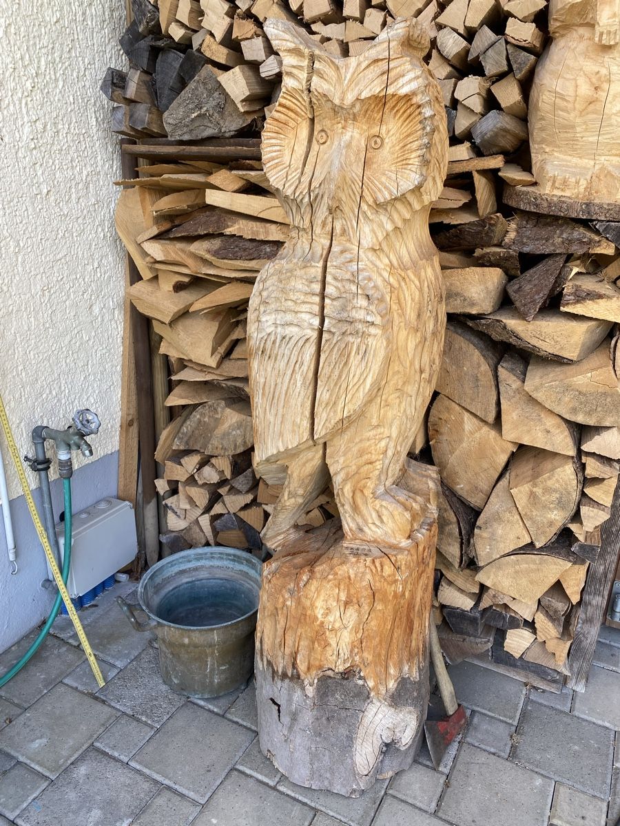 Holzartikel: Eule aus Buchenholz – Gebraucht aus Wiesendangen von argon03 2