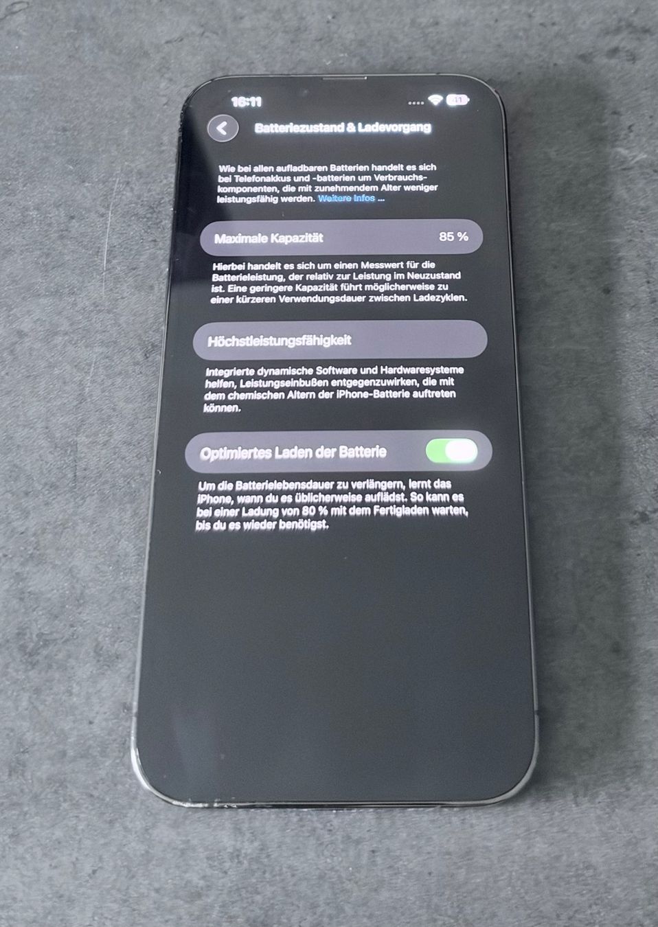 Apple Telefoni cellulari / Smartphones: Apple iPhone 13 Pro Max gebraucht in grau – Usato da Rorschacherberg venduto da Robin_Spe 3