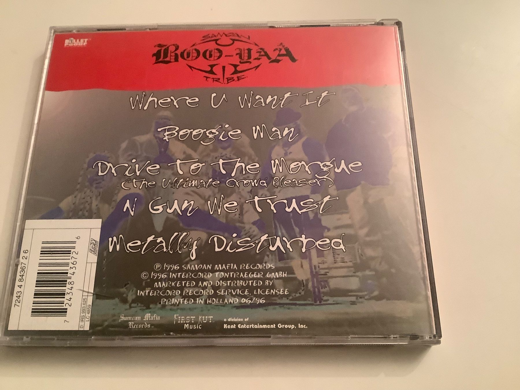 CD: Boo - Yaa T.R.I.B.E / Metally Disturbed / 1996 – Usato da Dübendorf venduto da Shreck 1