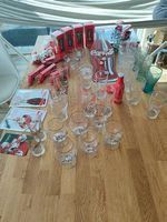 Coca-Cola Sammlung - Gläser, Blechschilder, Plüschtiere