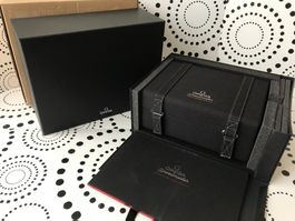 OMEGA ORIGINAL SPEEDMASTER WATCH CASE BOX ECRIN SCHACHTEL !