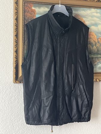 HirscheNapa sehr Weich Leder,Gereinigt GiletGr52Top(KN