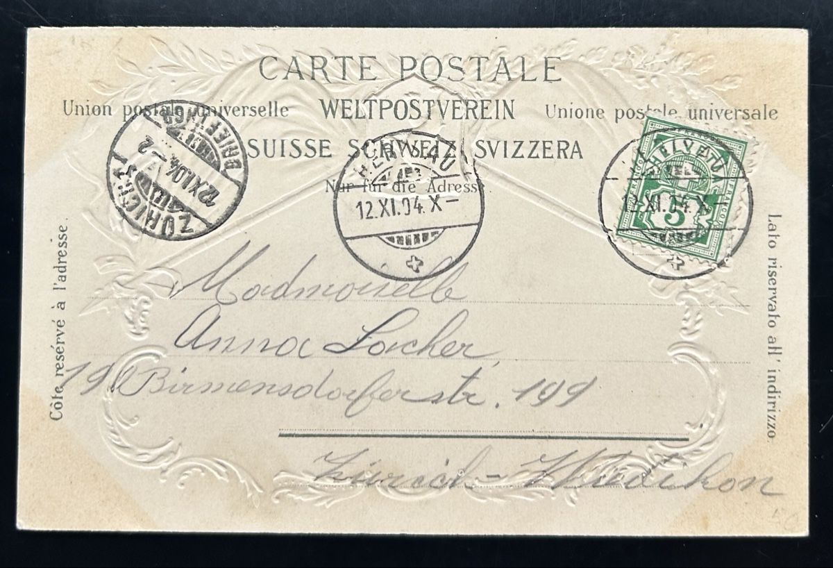 Cartoline postali: Prägekarte Herisau  – Usato da Horw venduto da Tellbub 1