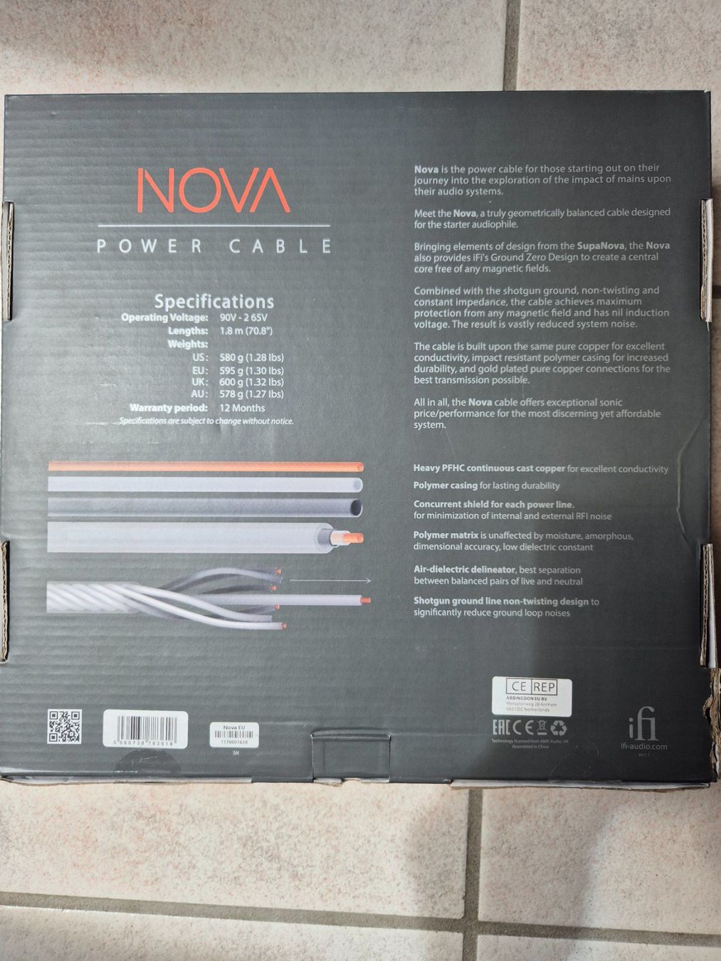 Cavi: Ifi SilentPower Nova Audiophiles Stromkabel / CH-Fixadapter – Usato da Beringen venduto da 2015ursh 5
