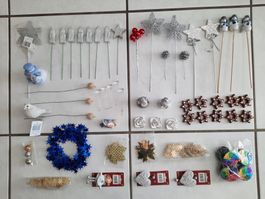 Kleinere Weihnacht Dekorations-Artikel Sort. - Top Zustand