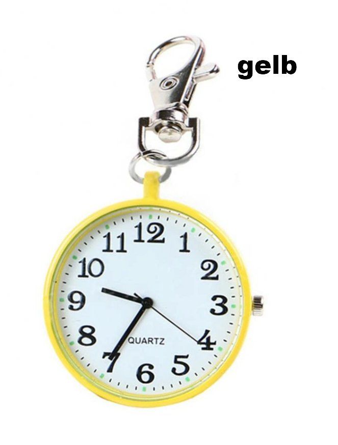 Orologi: Quarz Anhänger-Uhr gelb – Nuovo e nell'imballaggio originale da Diepoldsau venduto da preisparadies-ch 1