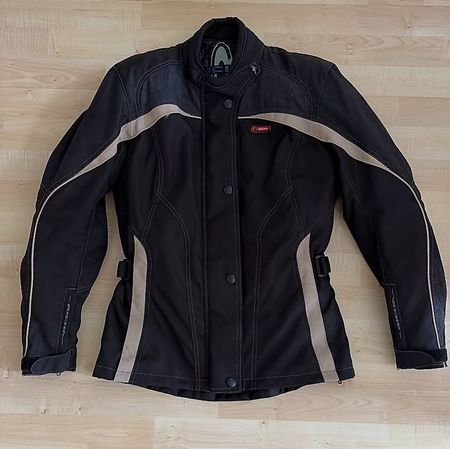 Richa Textil-Motorradjacke Damen M, schwarz