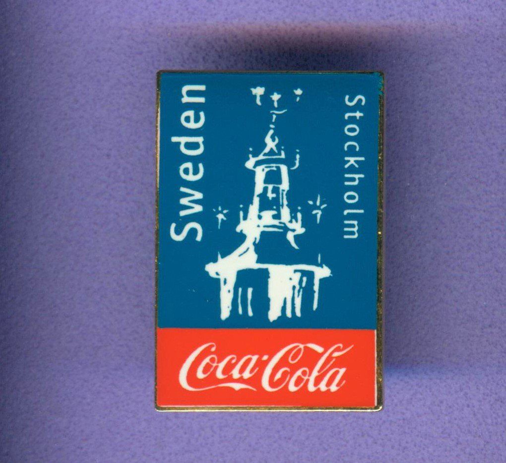 Coca-Cola Placchette & Badge: Coca Cola   Sweden – Usato da Winterthur venduto da Sammleroase
