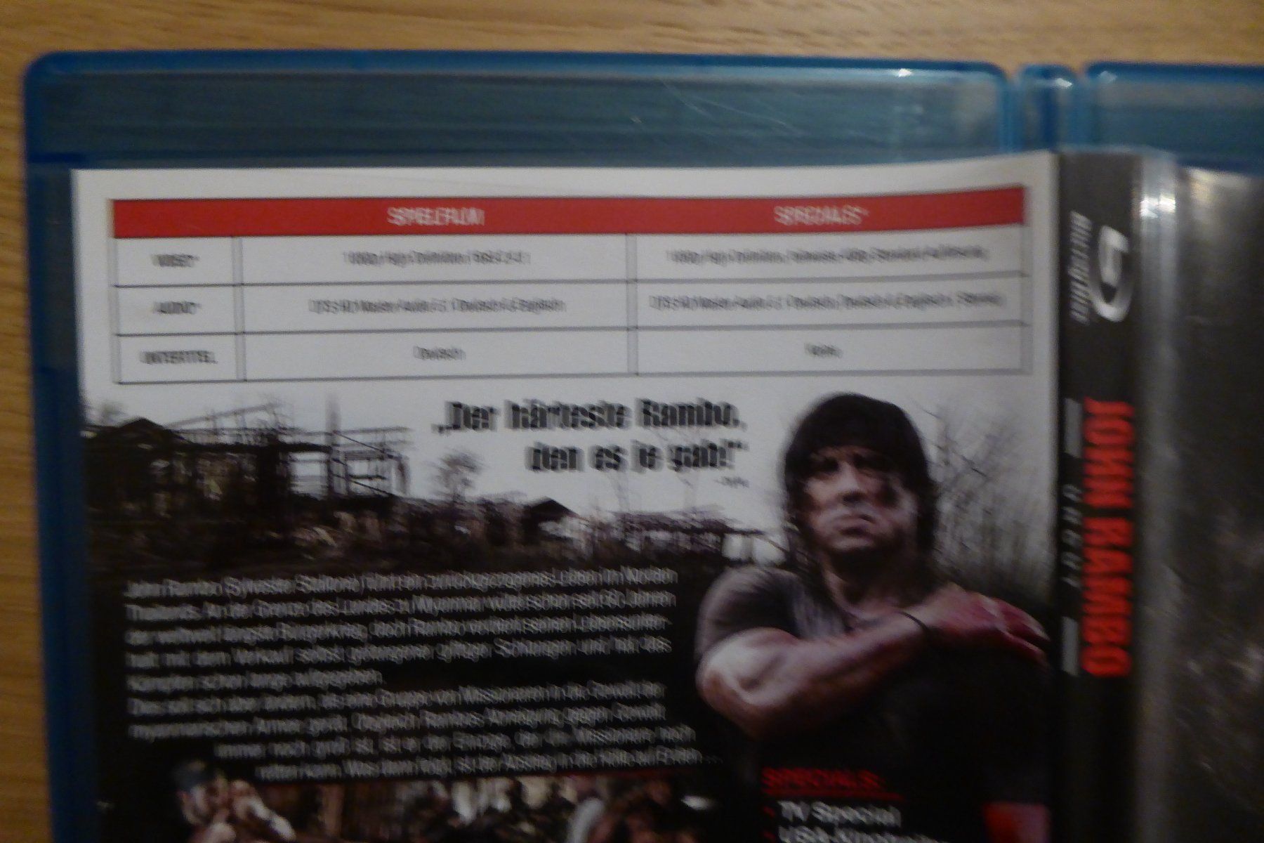 Tutti i DVDs: Bluray John Rambo – Usato da Allschwil venduto da Summelsarium 1