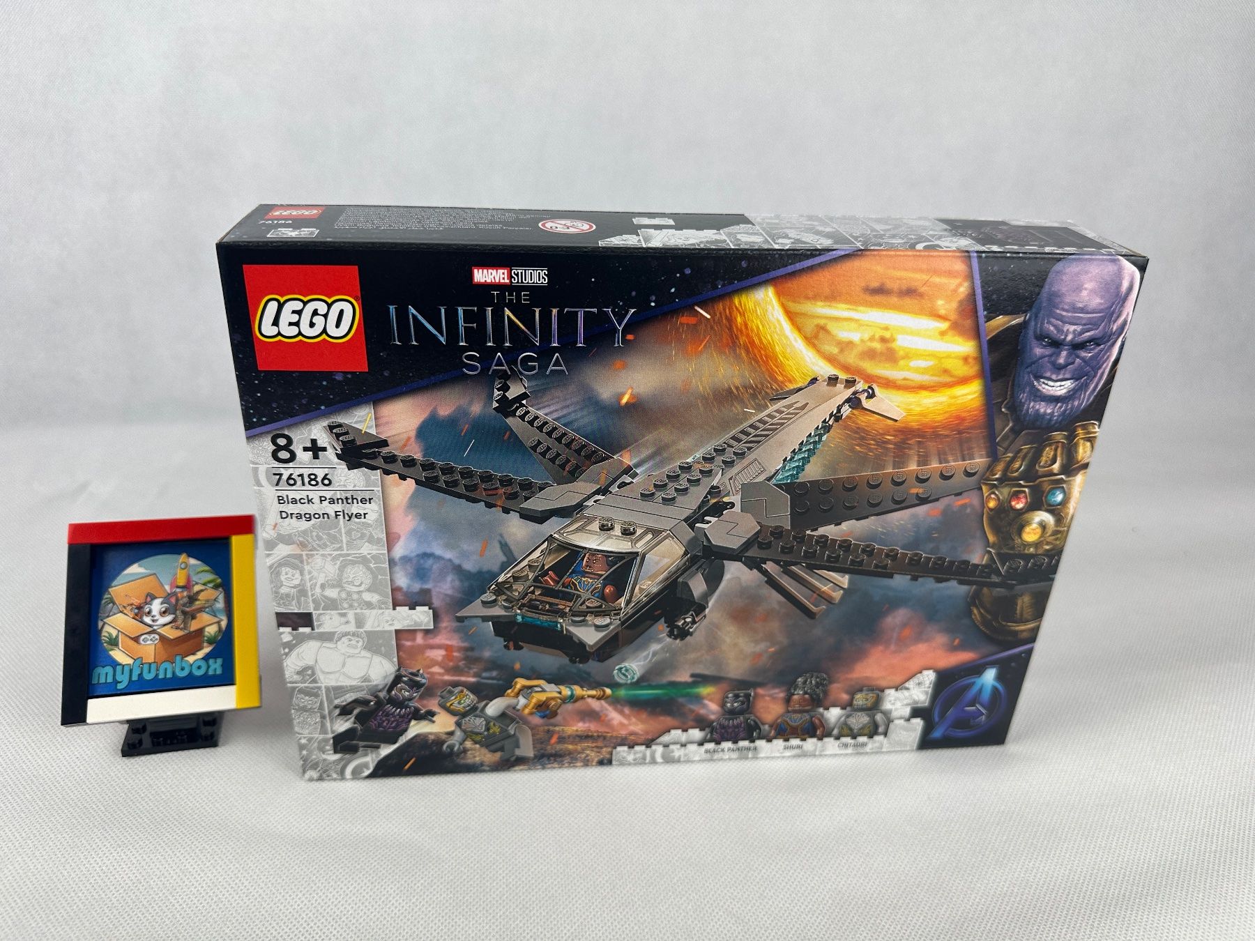 Lego Kit di costruzioni: Lego Marvel 76186 Infinity Saga Black Panther Libelle – Nuovo e nell'imballaggio originale da Kappel SO venduto da MyFunBox