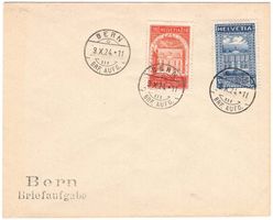 1924    50 Jahre Weltpostverein FDC