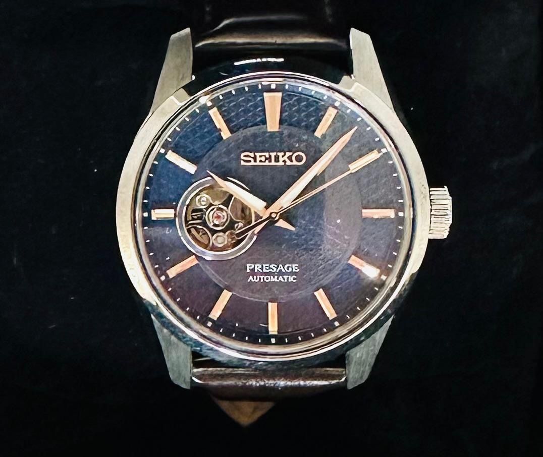 Seiko Orologi: Seiko Presage Open Heart Automatic Mechanical Watch – Nuovo e nell'imballaggio originale da Pully venduto da agu_7dr5 3