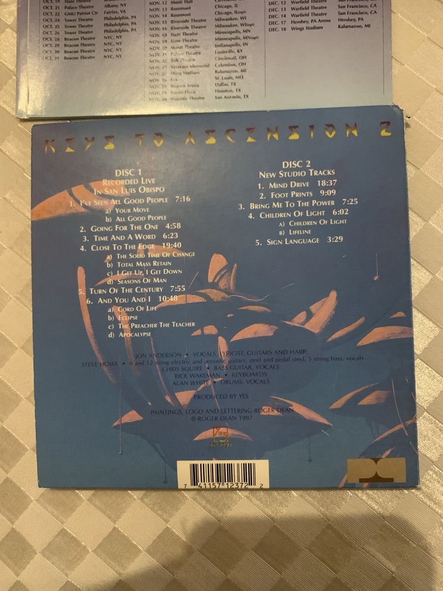 CDs: YES / Key To Ascension Live/ 2 cds – D'occasion à lausanne par Ccheche 4