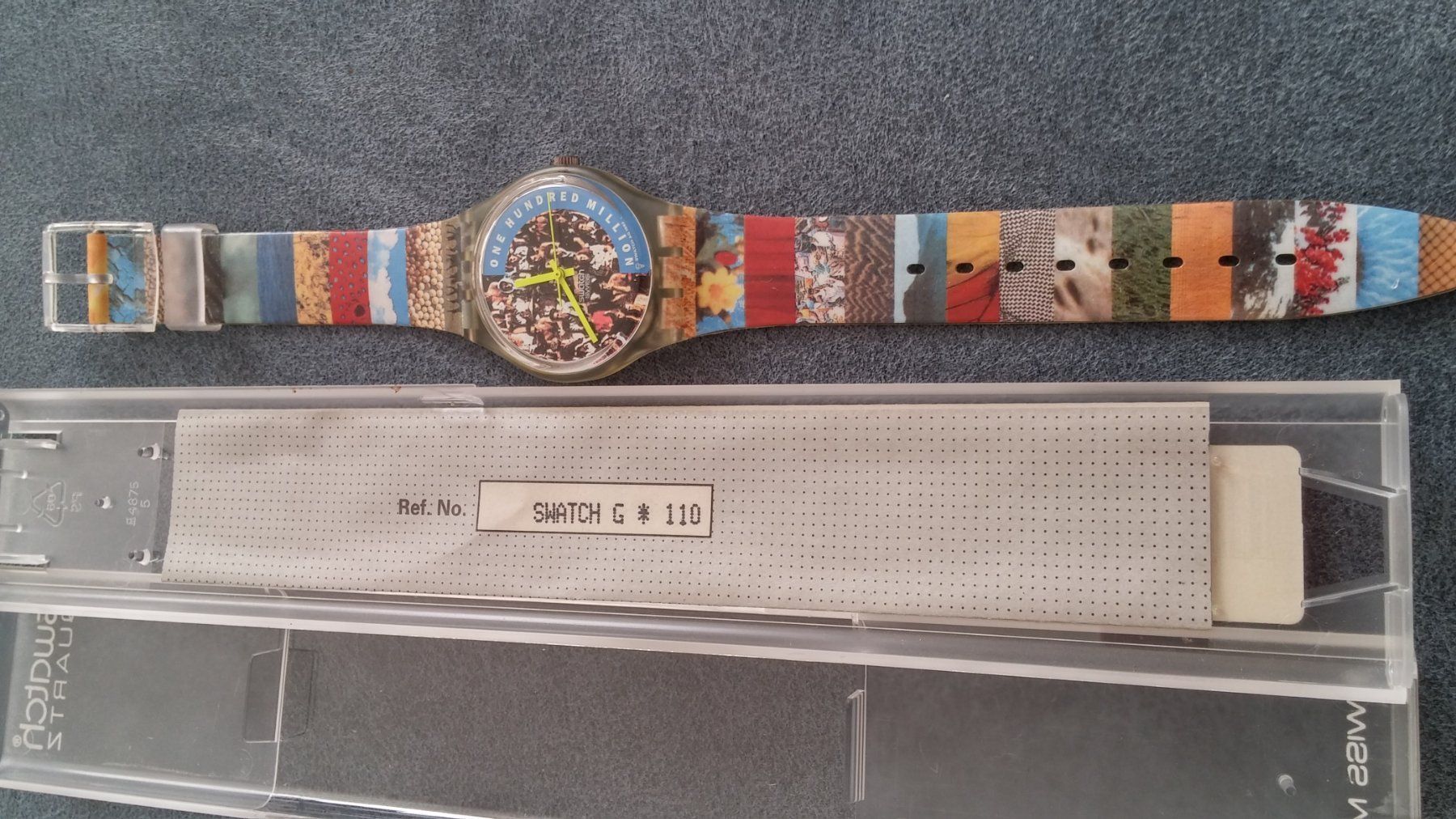 Swatch Uhren: Swatch One Hundred Million Jubiläums-Uhr – Neu und originalverpackt aus Zürich von sendbad 2