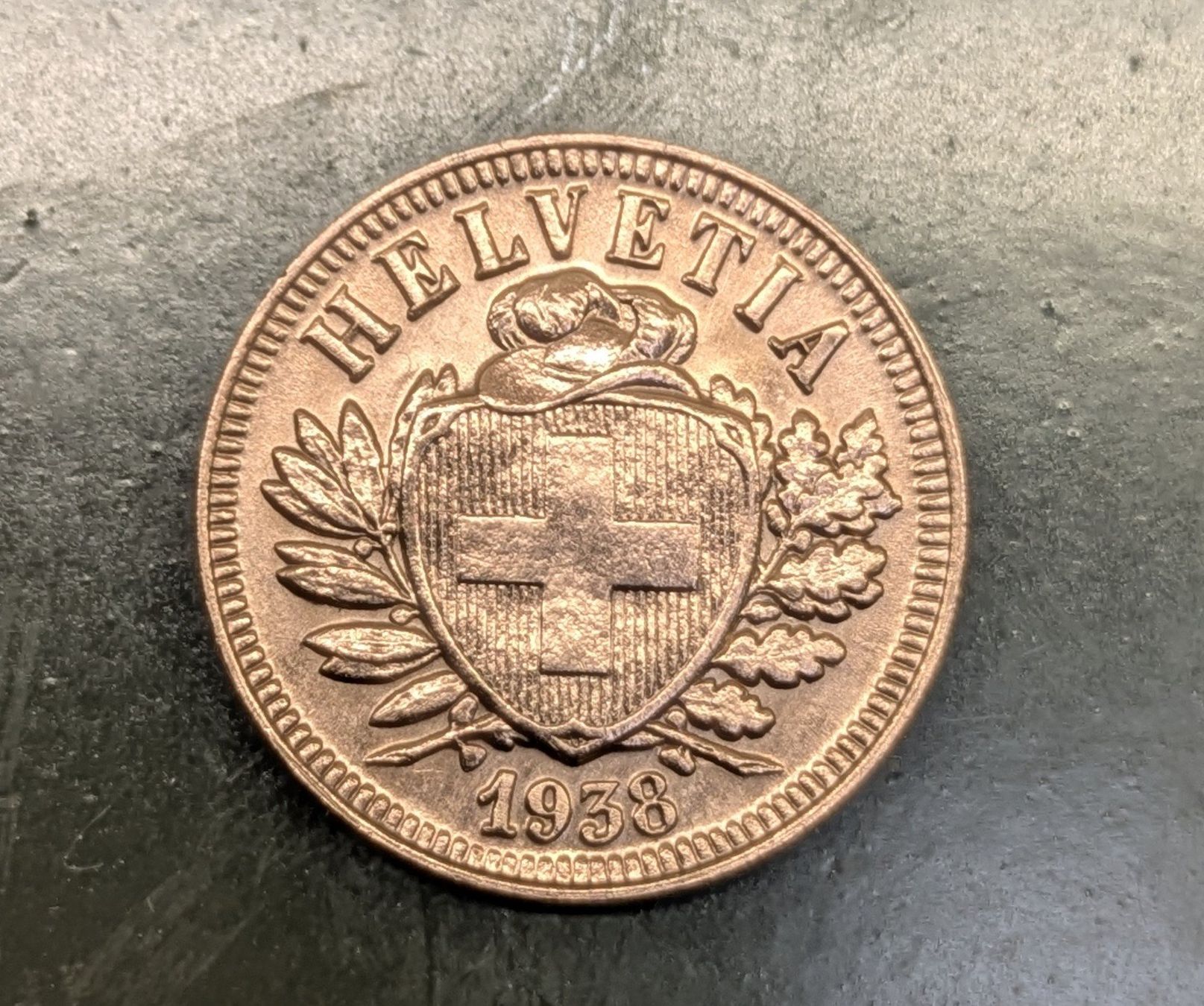 Tutti le monete: 2 Rappen 1938 ss – Usato da Zetzwil venduto da Spitz70