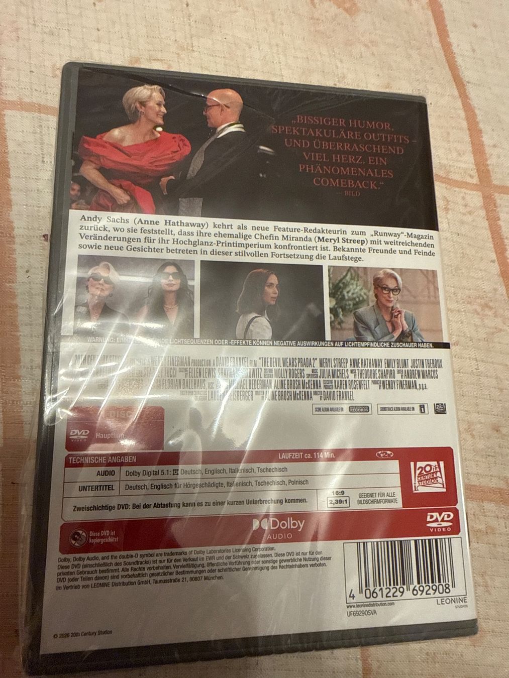 Tutti i DVDs: Der Teufel trägt Prada 2 (Neu) – Nuovo e nell'imballaggio originale da Schaffhausen venduto da D-MAC 1