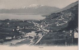 AK Tenero - Lago Maggiore vista panoramica inizio 1900