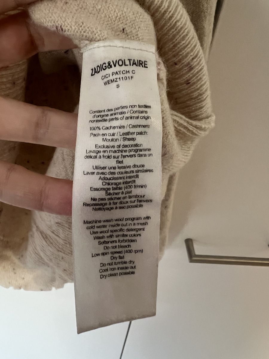 Maglioni & Felpe: Zadig et Voltaire Rosa Cashmere Pullover S – Usato da Zürich venduto da Mbraunschweig 3