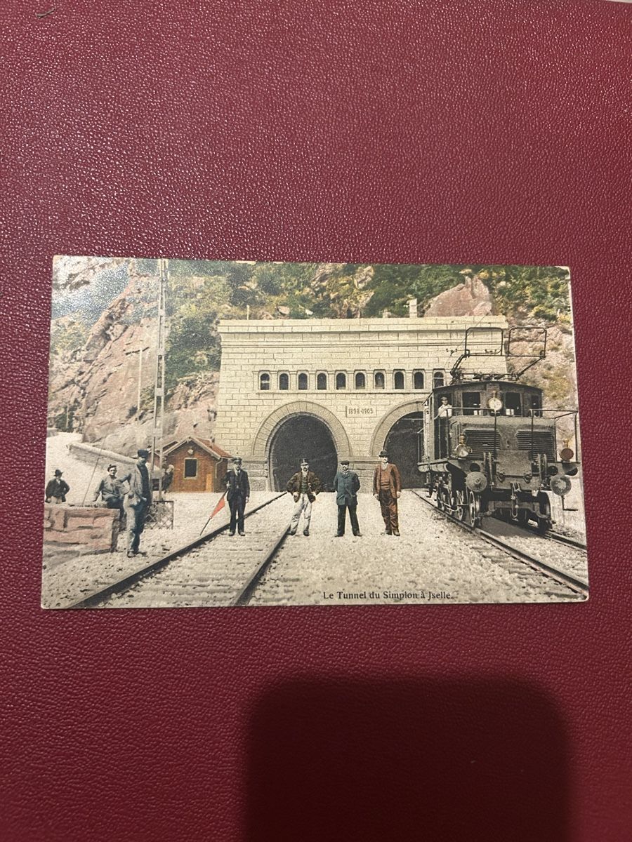 Cartes postales: Le Tunnel di Simplon à Iselle – D'occasion à Breganzona par Milesbo