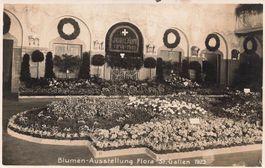 St. Gallen SG Blumenausstellung Flora 1923