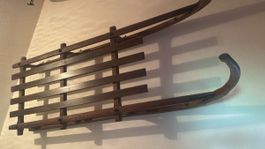 Antiker Deko Schlitten aus Holz