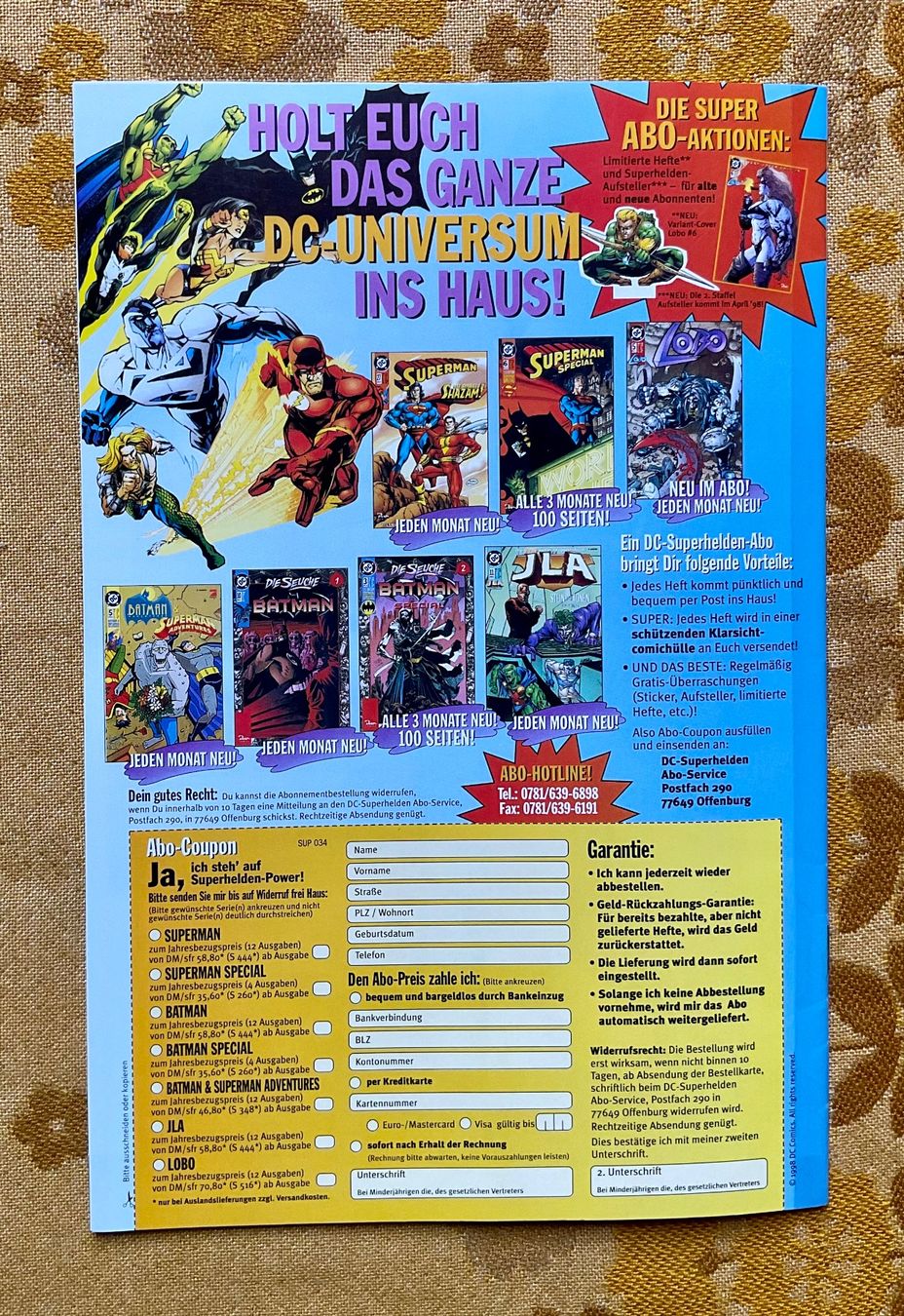 Fumetti: Superman Heft Nr 34 von 1998 – Usato da Endingen venduto da nathan05 9
